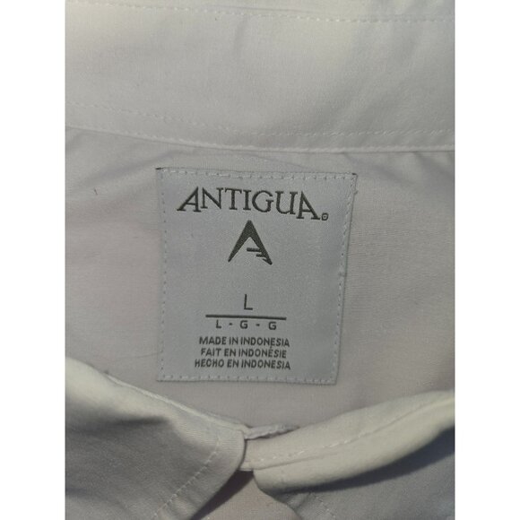 Texas Longhorn Antigua White Dress Shirt Large - Picture 5 of 9